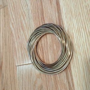 Bracelet Made of Interlocking Bangles